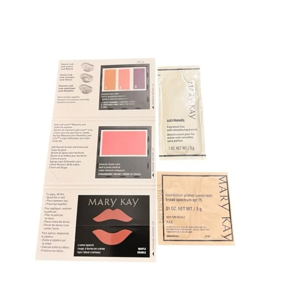 Mary Kay Lot Assorted Samples New &‎ Discontinued Colors Single Use Travel #102